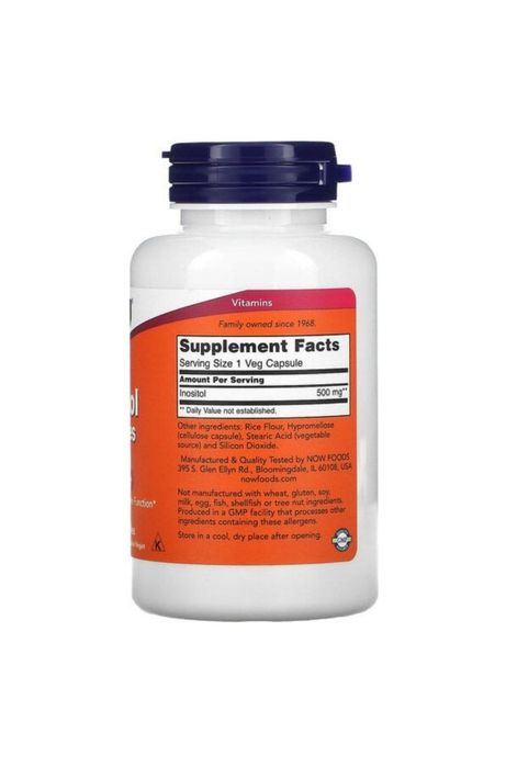 Инозитол 500 мг Now foods 100 капсул