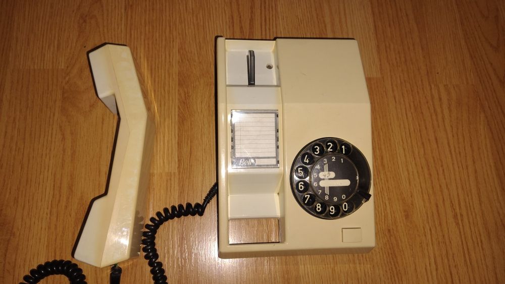 Telefon fix vintage cu disc