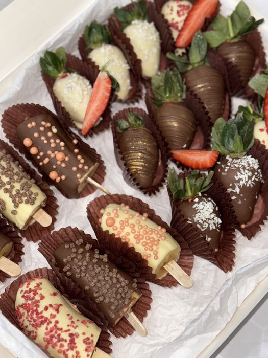 клубника в шоколаде