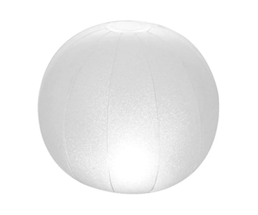 Многоцветна плаваща LED топка INTEX за басейни и джакузита
