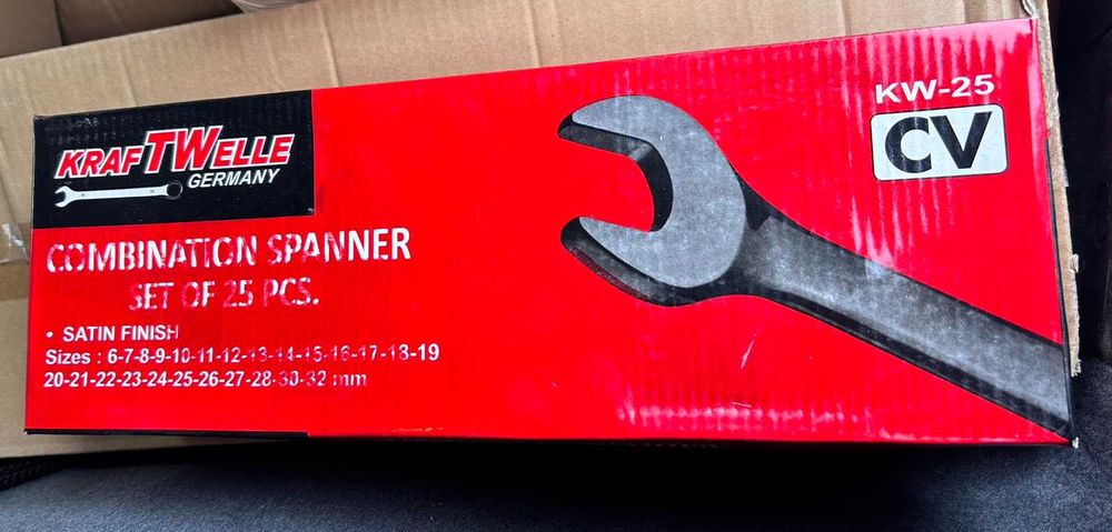 НЕМСКИ !!! Комплект звездогаечни ключове 6–32мм, KRAFTWELLE 25 части