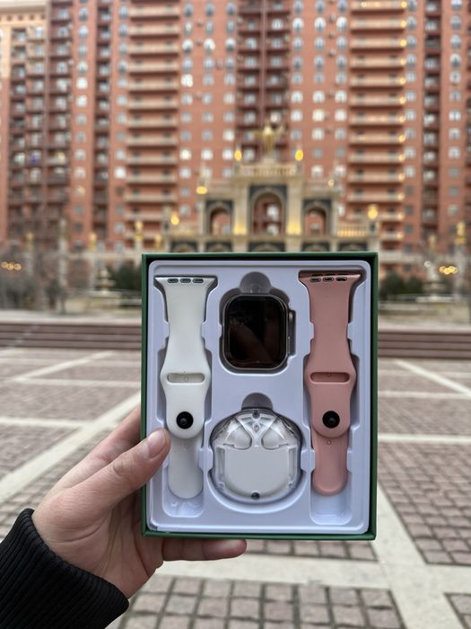 Смарт час + наушник набор