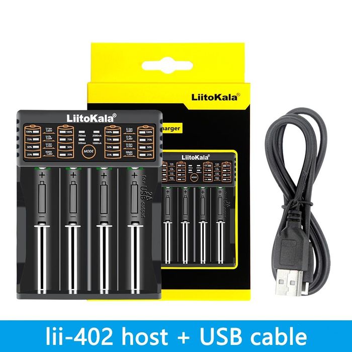 Автоматично зарядно устройство Liitokala Lii-402