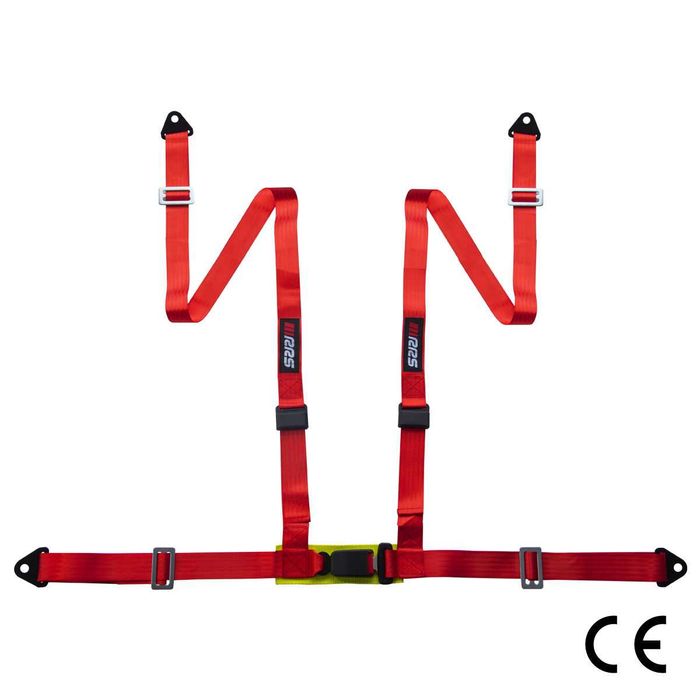 Centura 4 Puncte - Rosie - Circuit/Drift/Motorsport/Tuning