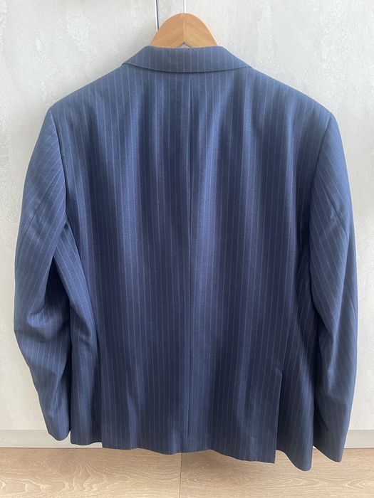 Costum barbatesc Conbipel - Italy - marimea 52, bleumarin cu dungulite