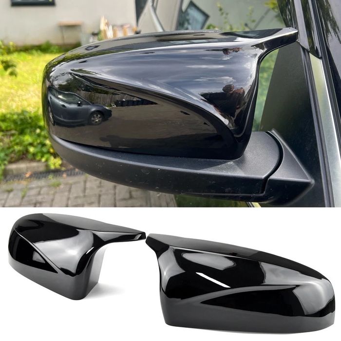 Set oglinzi M Batman Codița oglinda Negru Lucios Bmw X5 e70 X6 e71