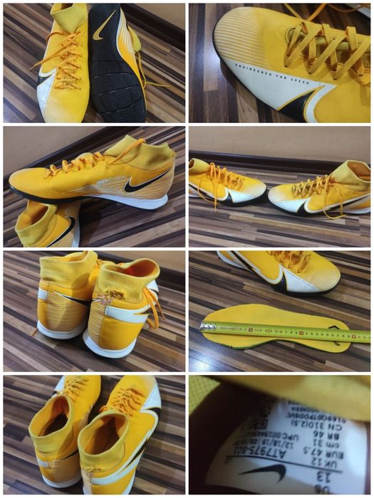 Ghete fotbal Nike mercuria/ l,mărimea34)35 40,5/41- 45,5(29,5cm)