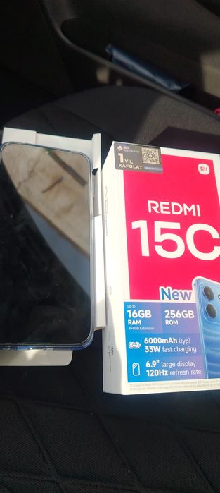 РЕДМИ 15С новый Янги упаковкада