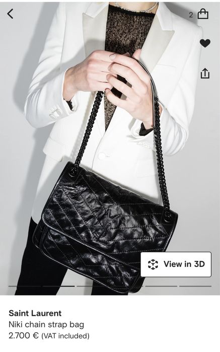 Geanta Saint Laurent x Nicky Originala