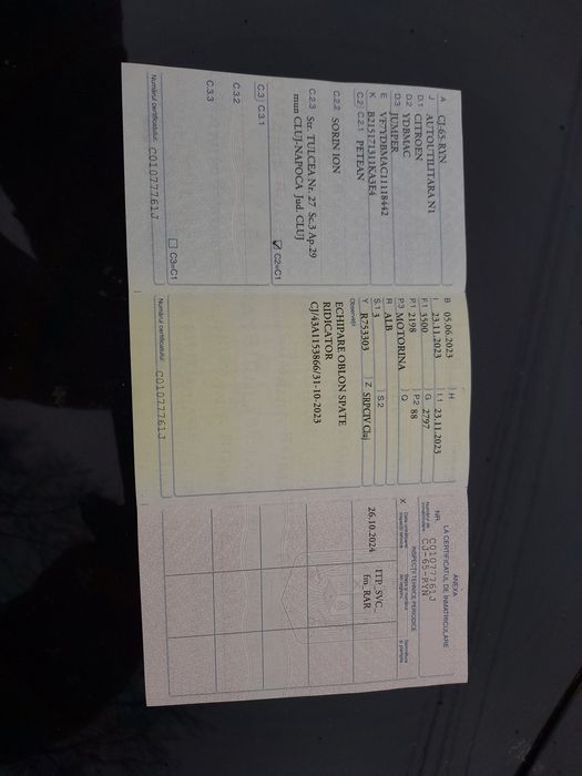 Citroen jumper cu Lift