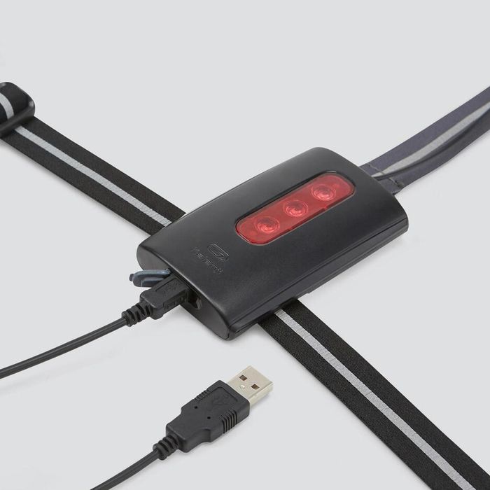 Lanternă pectorală Alergare pe asfalt Run - produs resigilat Decathlon