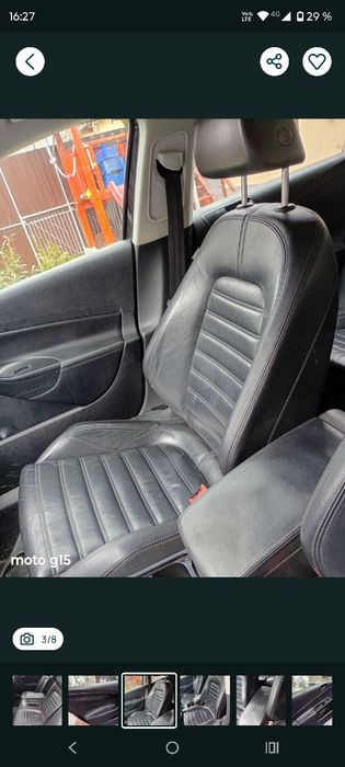 B6 c3 interior piele...