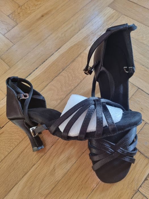 Sandale damă cu toc (6cm) Nr 38 talpa piele intoarsa