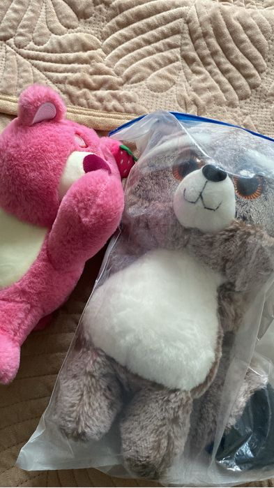 Мягкая игрушка, енот,мишка