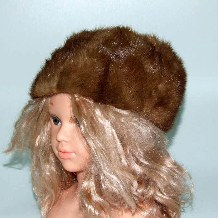 Caciula dama, blana naturala nurca, mas. 54, Made in Germany, NOUA