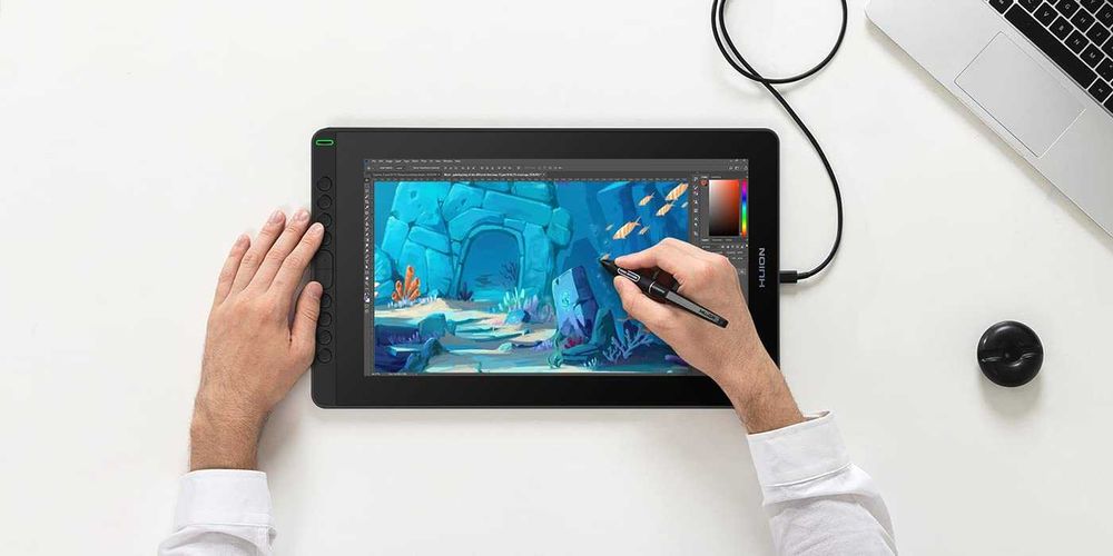 Графический планшет с экраном Huion Kamvas RDS-160 QLED экран