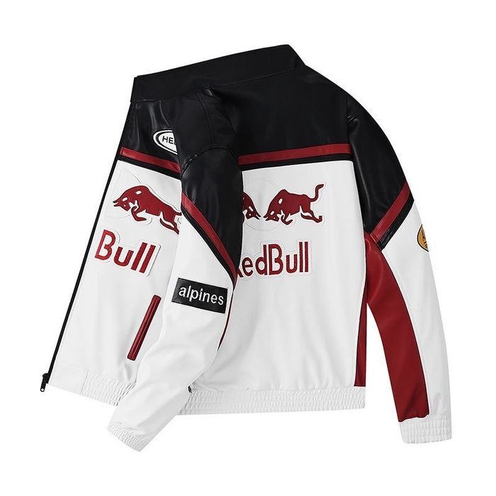Кожаная куртка Redbull Формула 1 для осени и весны