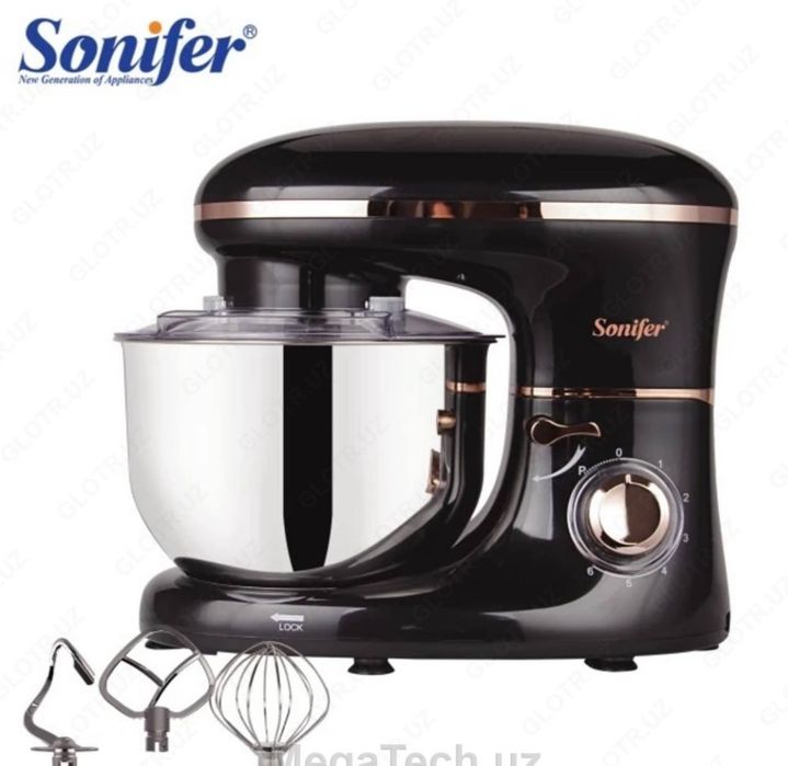 Новый Миксер Планетарный Промышленный Stand Mixer Sonifer 8064