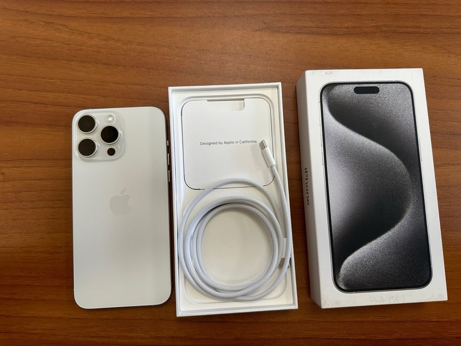 Iphone 15 pro max 256 GB белый , Акб 89