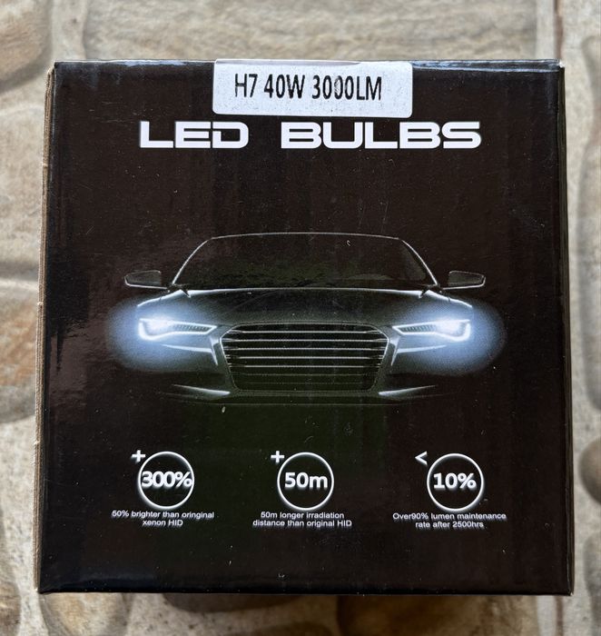 LED крушки H7 + подарък