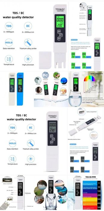 Сув фильтри ва иссиқхоналар учун ўлчов асбоблари (Оптом нархларда)