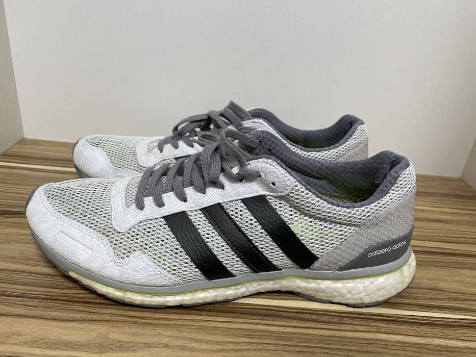 Adidas adizero adios бели мъжки маратонки