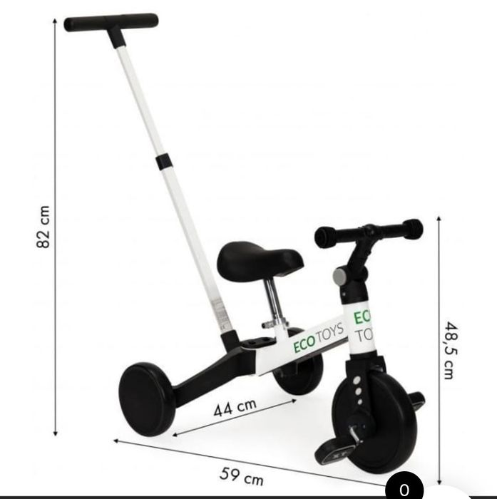Tricicleta 2 in 1 ECOTOYS