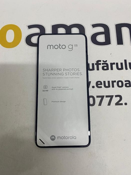 Telefon mobil Motorola g05, Dual SIM, 256GB, 4GB RAM-nou -N2-