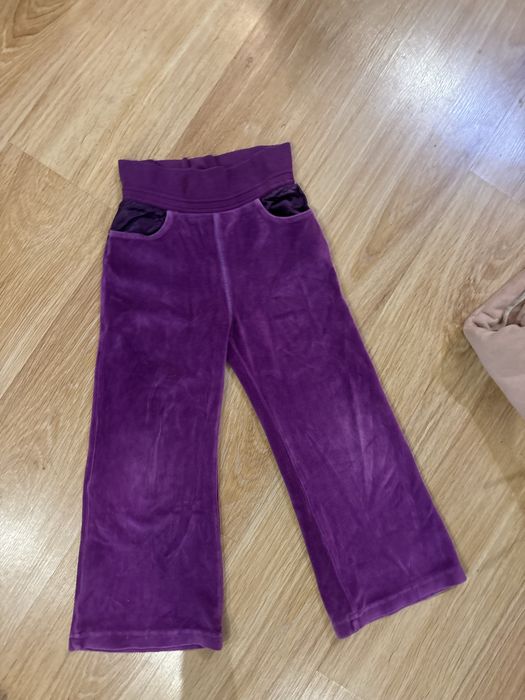 Детски лилав дълъг панталон ESCADA