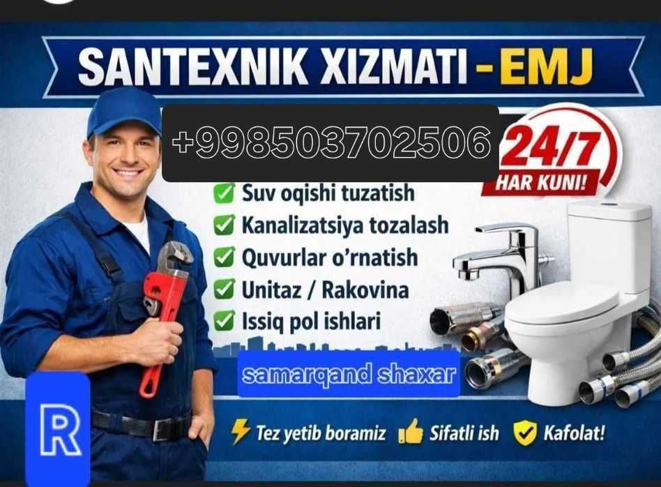 Arzon santexnik xizmati