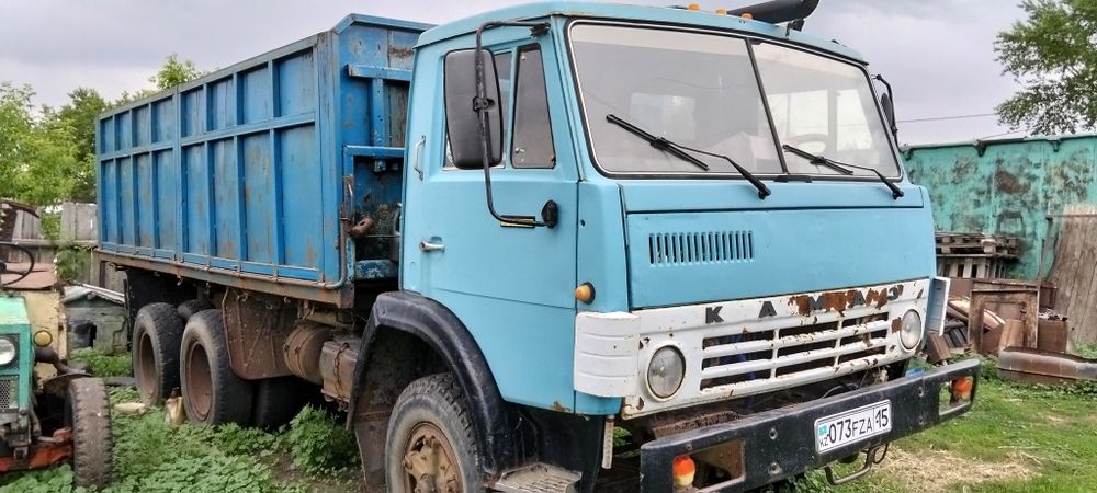 Камаз самосвал с прицепом