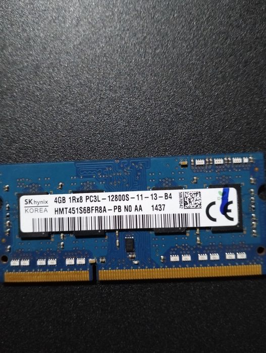 Vand 4gb ram ddr3l 12800s