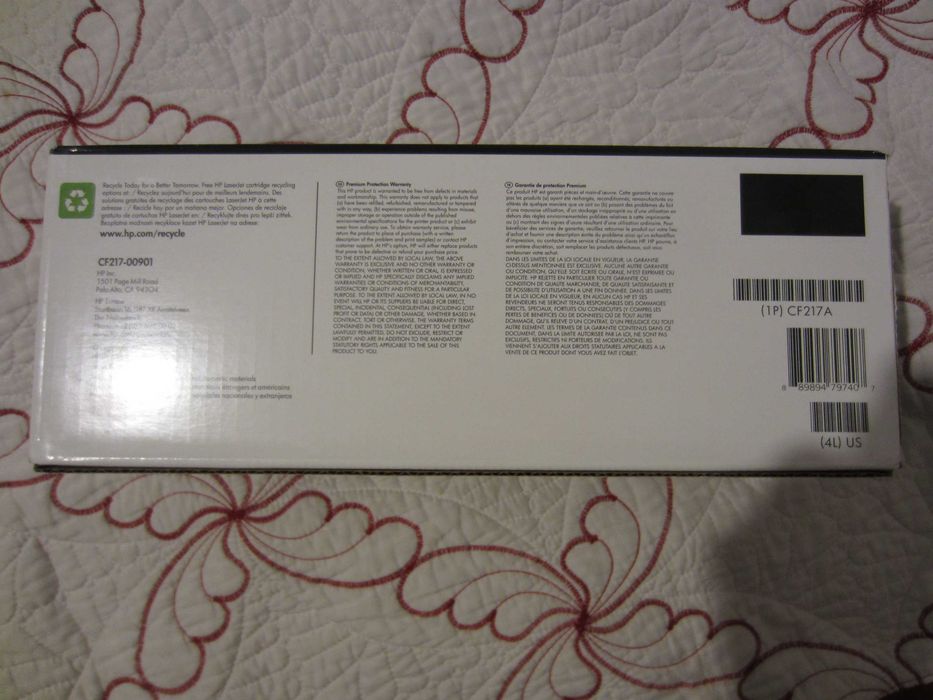 Cartuș toner CF217A (17A) pt. imprimante HP LaserJet Pro M102 / M130