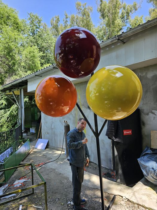 рекламные шары из пластика