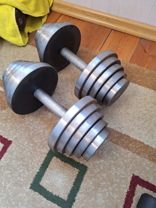 Гантели пара!  Пара 51,40 кг- 42000 тг. Пара 38,40 кг- 31000 тг