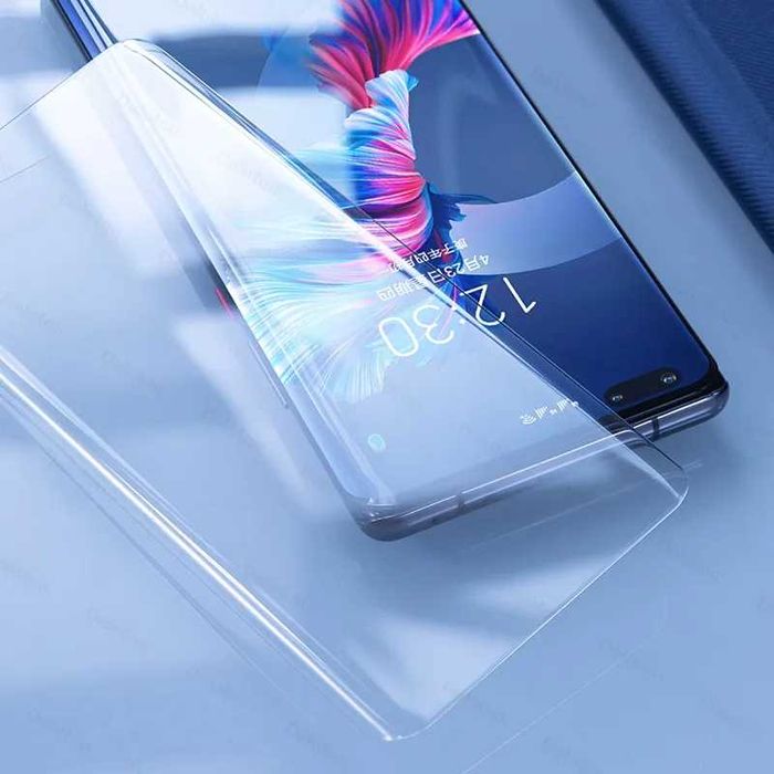 Huawei P60 Pro / Nova 11 Pro / 3D UV ТЕЧНО ЛЕПИЛО Стъклен протектор