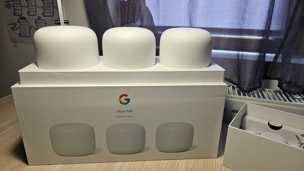 Router Wireless Google Nest WiFi + 2 Access Point, 802.11a/b/g/n/ac in starea foarte bună