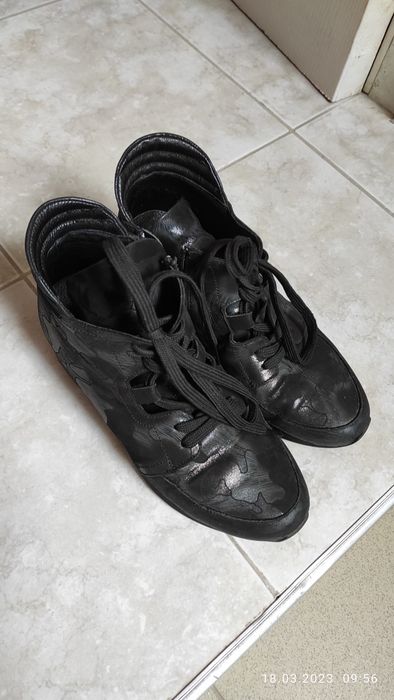 Дамски боти от естествена кожа