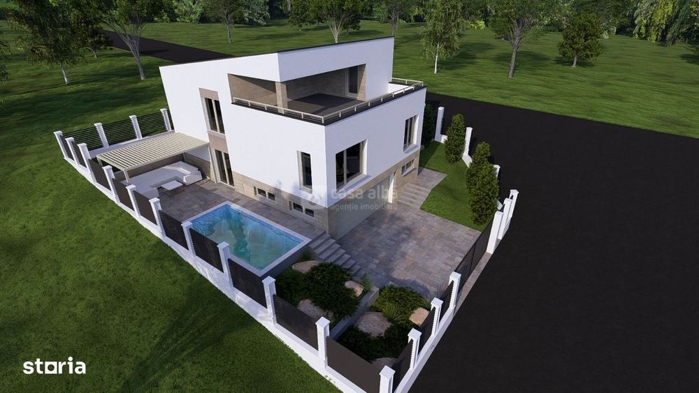 Bucium - teren 398mp cu autorizatie constructie D+P+E, toate utilitati