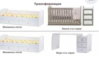 Детско трансформиращо легло - кошара