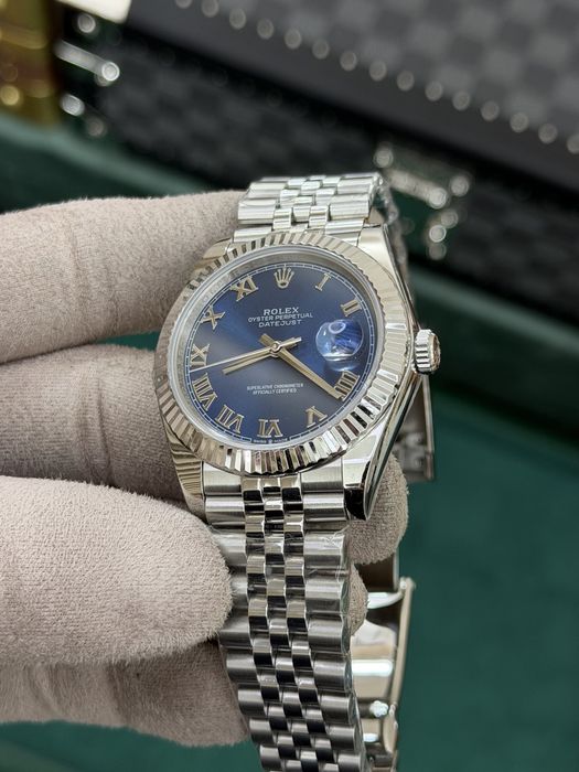 Rolex Date-Just 41 Azzuro