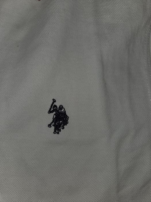 Tricou Polo U.S. POLO ASSN., Mărimea L, stare excelentă, alb