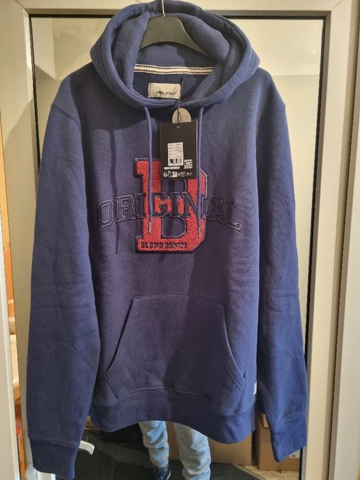 Bluza de molton cu gluga BLEND. Noua. Marimea M.