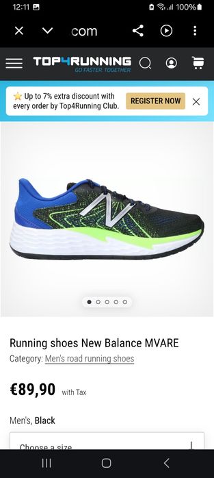 Adidasi originali New Balance Nr.41,5
