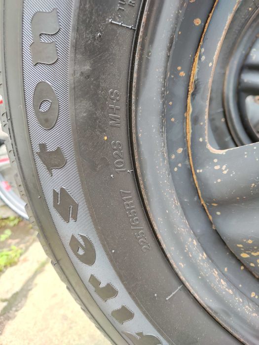 4 зимни гуми и железни джанти