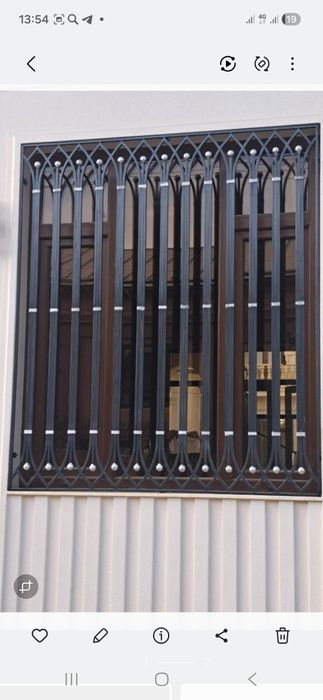 Дарвоза. Решотка, перила, навис.