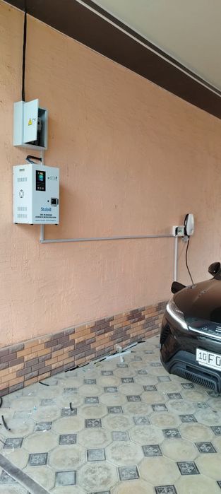 Установка электро зарядки 100