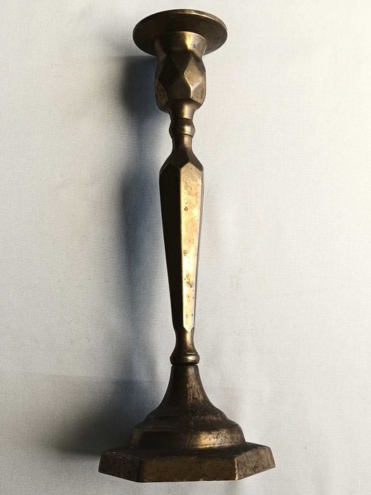 Старинен масивен немски Свещник Красива антика