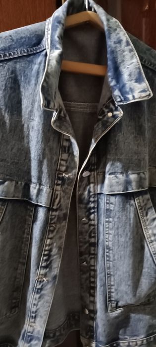 Ретро джинсовая безрукавка