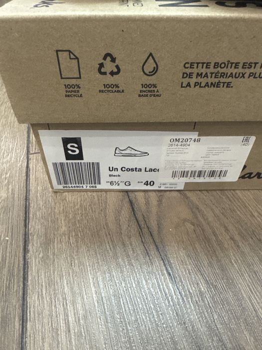 Кеды Clarks кожанные